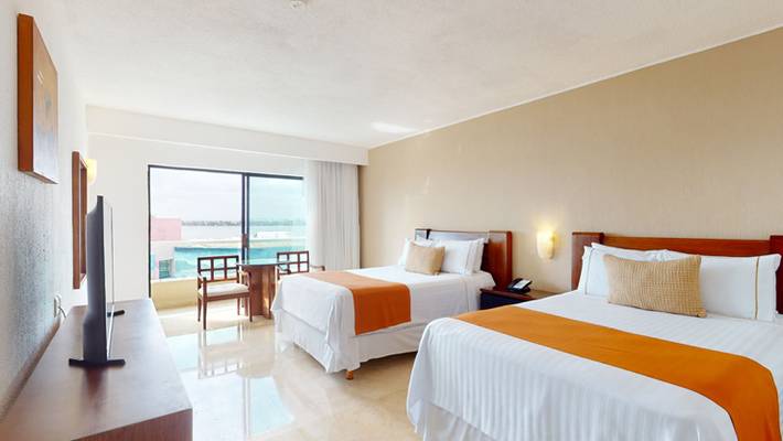 Estándar vista laguna Hotel FLAMINGO CANCUN ALL INCLUSIVE Cancún