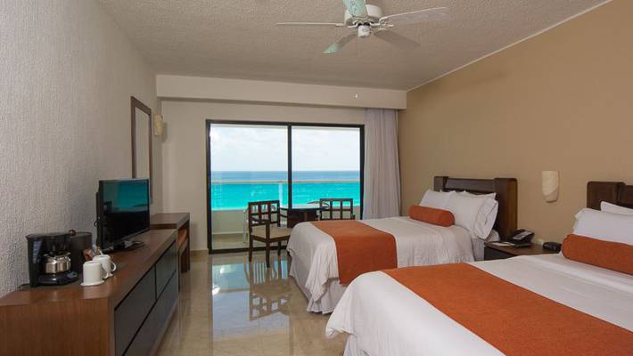 De lujo vista mar Hotel Flamingo Cancun Resort Cancún