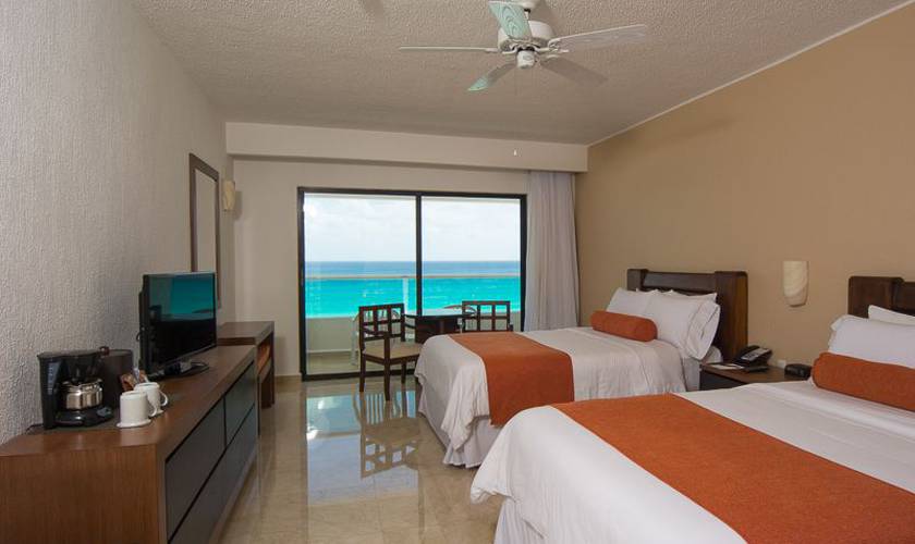 De lujo vista mar Hotel Flamingo Cancun Resort Cancún