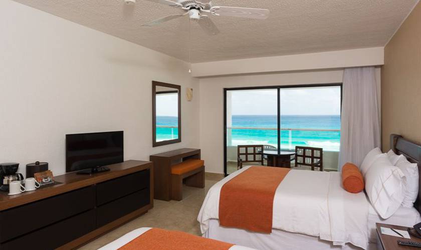 De lujo vista mar Hotel Flamingo Cancun Resort Cancún
